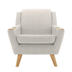 G Plan Vintage The Fifty Five Armchair Marl Cream